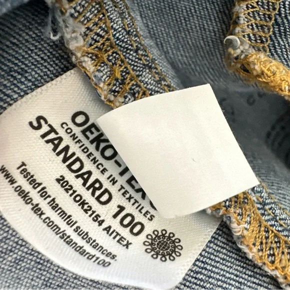 LC Lauren Conrad High Rise Wide Leg Light Blue Jeans - Picture 5 of 6